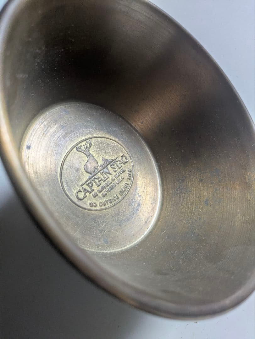 キャプテンスタッグ シェラカップ 真鍮製 1L - メルカリ