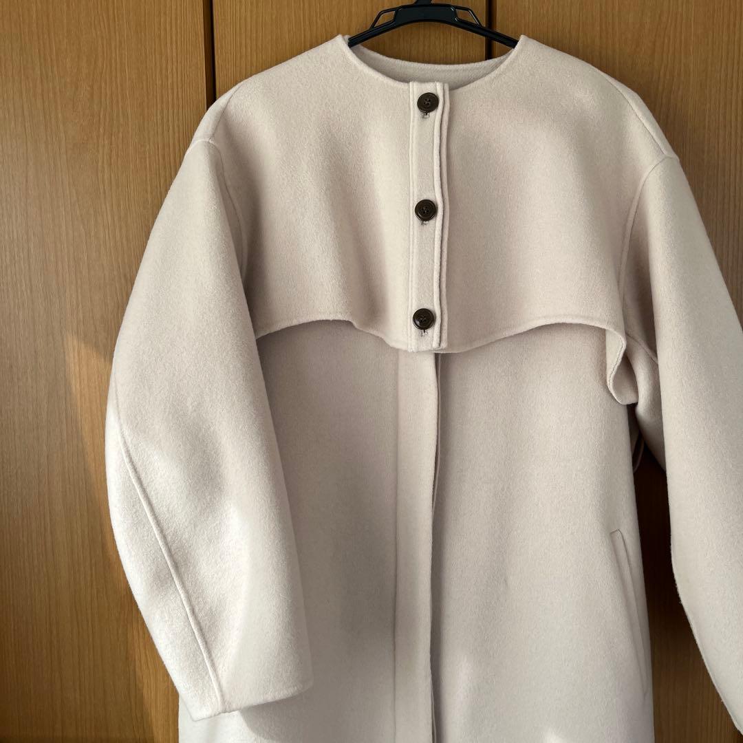 リグリーム　ベージュ ケープコート