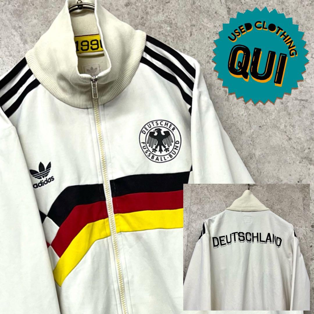 レアUS古着00s○アディダス ドイツ代表 刺繍トラックジャケット L