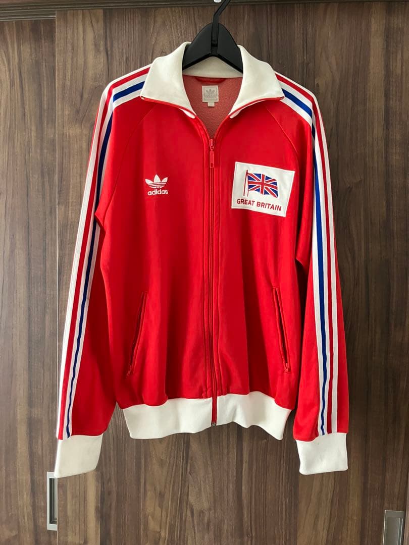 アディダス GREAT BRITAIN トラックトップ 古着 L - メルカリ