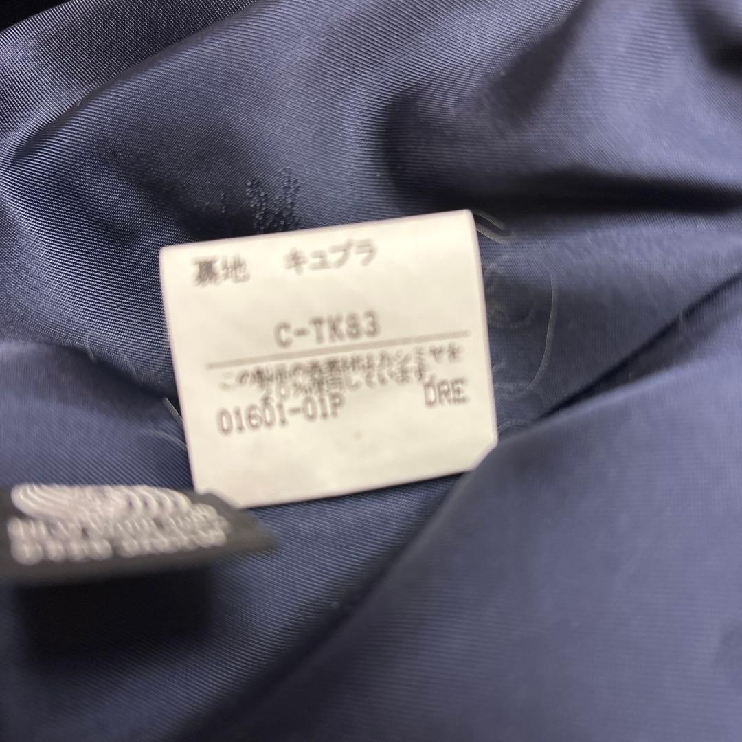 Burberryネイビー ロングコート 最高カシミヤ 毛100%