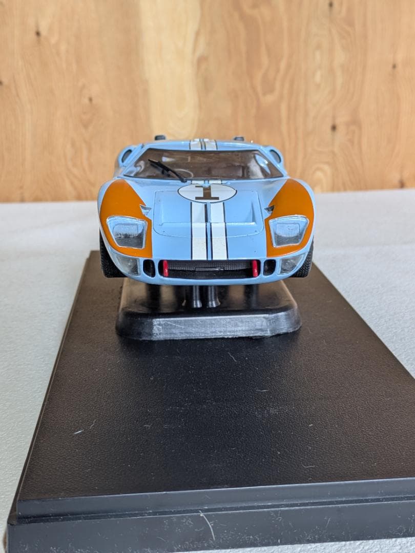 フォード GT40 ミニカー 水色/オレンジ