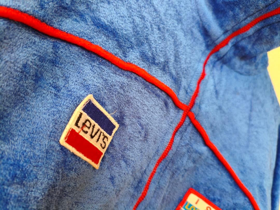 80s \"Levi’s\" Olympic Velour Track Jacket