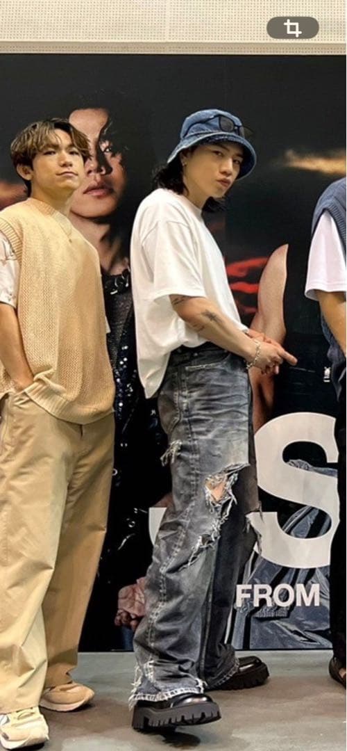 登坂広臣さん着用 BALENCIAGA バギーデニム Sサイズ