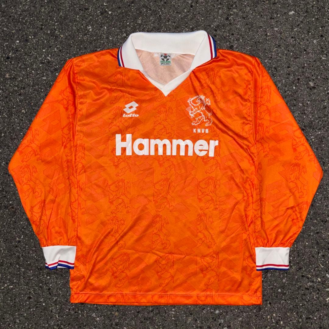 90s Lotto イタリア製 サッカー オランダ代表 ゲームシャツ 7番 - メルカリ