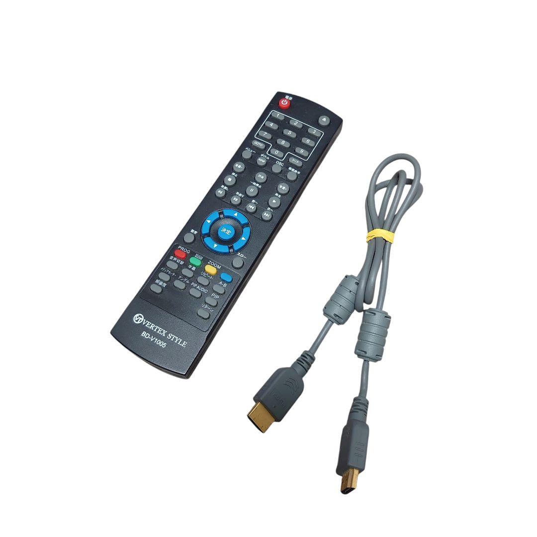 【美品】VERTEX STYLE Blu-rayプレーヤー BD-V1005