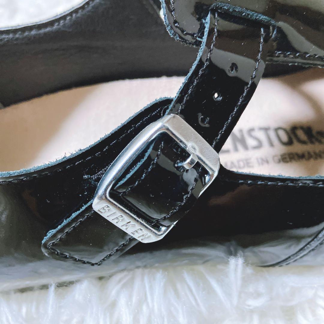 のんちゃん ⭐️ ビルケンシュトック 37 24.0 ティッケル エナメル