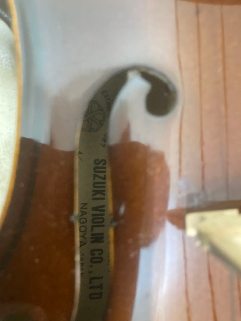 中古年代物SUZUKI バイオリン No103 Anno 1968 4/4