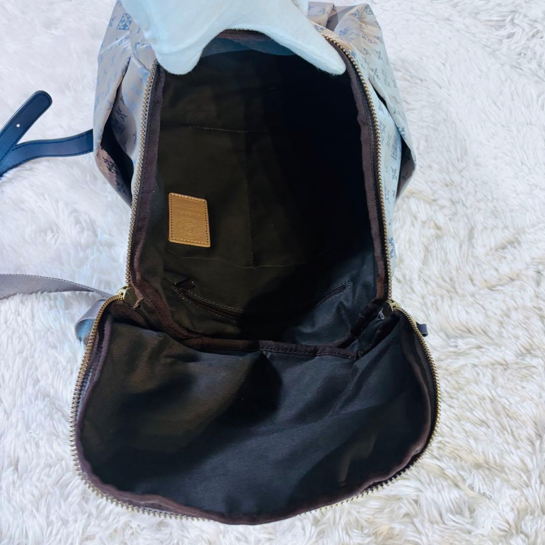 極美品　russet ラシット リュック バックパック 総柄　レザー　ゴールド