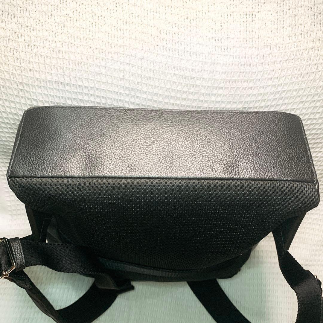 美品✨FURLA スキューバ レザー リュック バックパック 2way ブラック