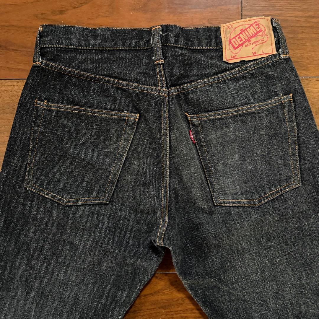 旧DENIME ドゥニーム 先染ブラック セルビッチデニム オリゾンティ期W31