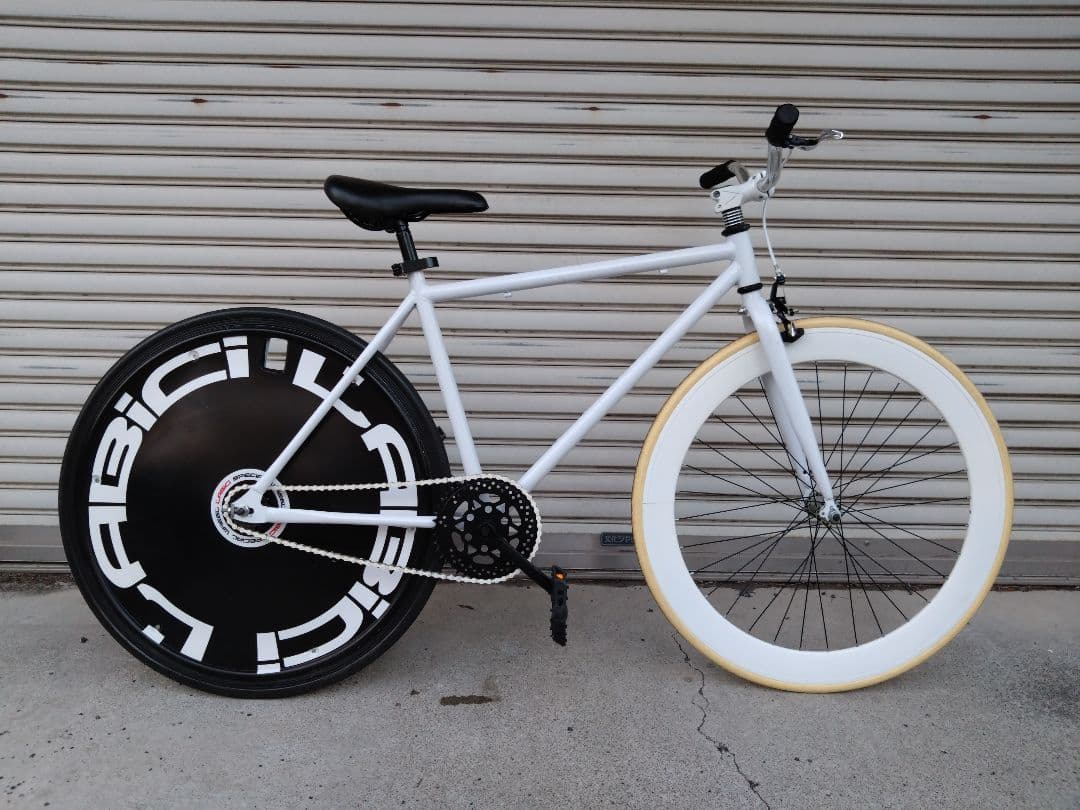 シングル　コースターブレーキ　ホイールカバー　ノーパンク　神奈川　引取限定