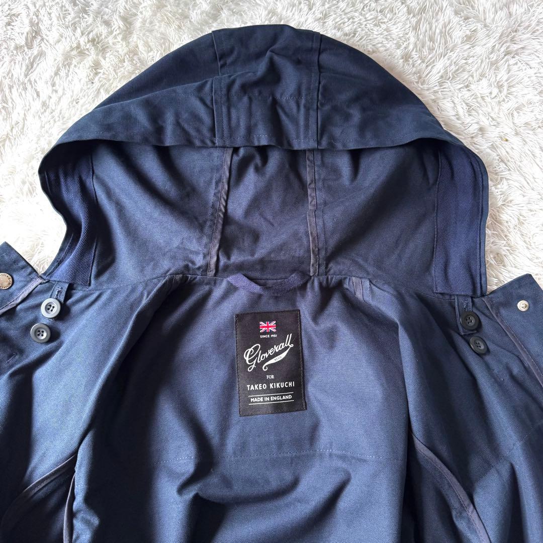 未使用級　2way グローバーオール　タケオキクチ　ダッフルコート　L ネイビー
