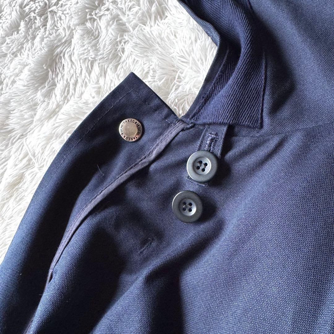 未使用級　2way グローバーオール　タケオキクチ　ダッフルコート　L ネイビー