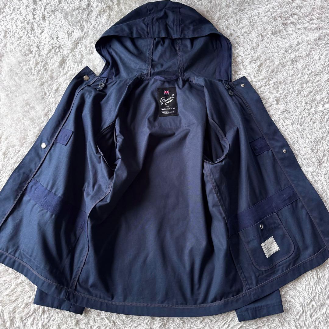 未使用級　2way グローバーオール　タケオキクチ　ダッフルコート　L ネイビー
