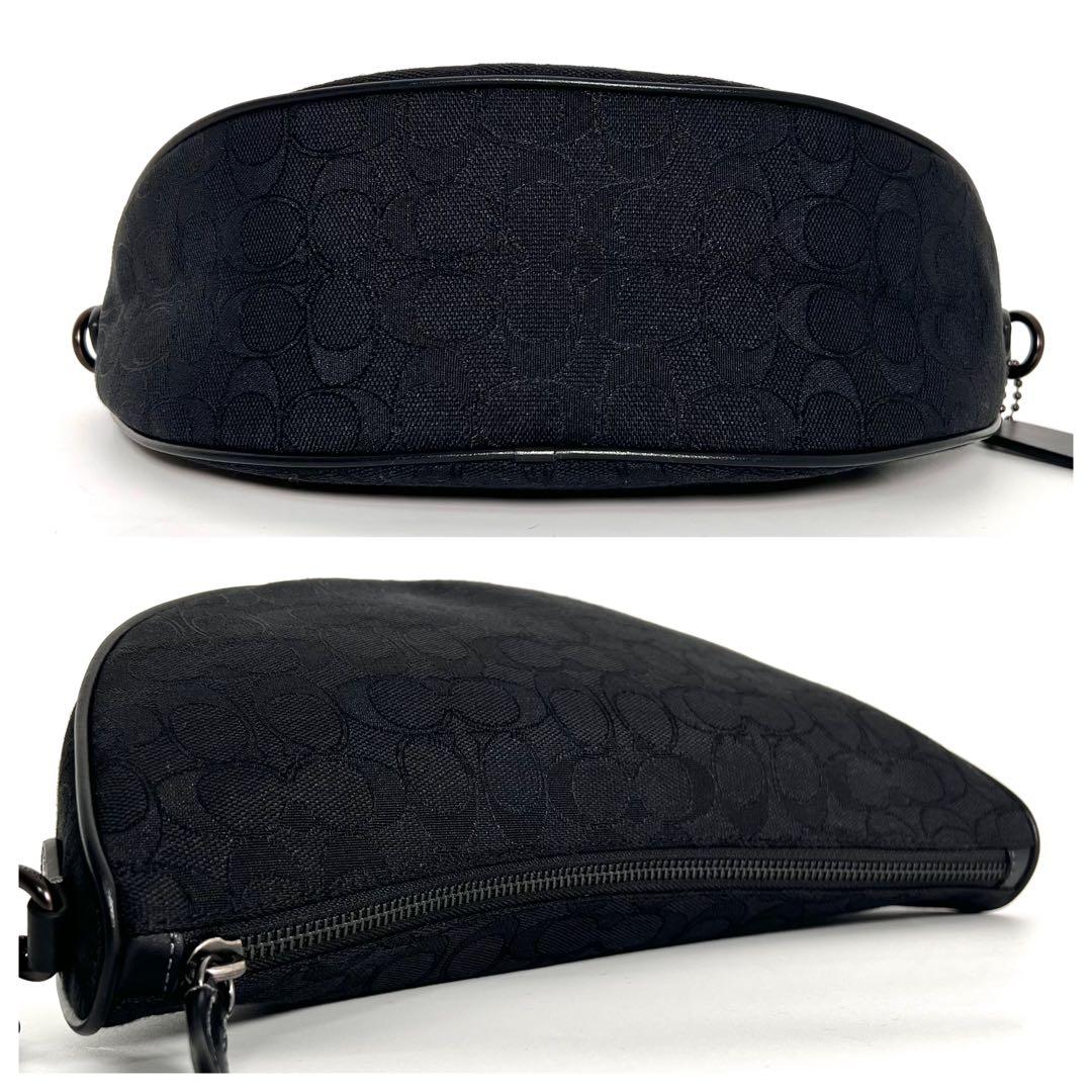 ほぼ新品 コーチ ホール ソフト スリングバッグ ジャカード ボディバッグ