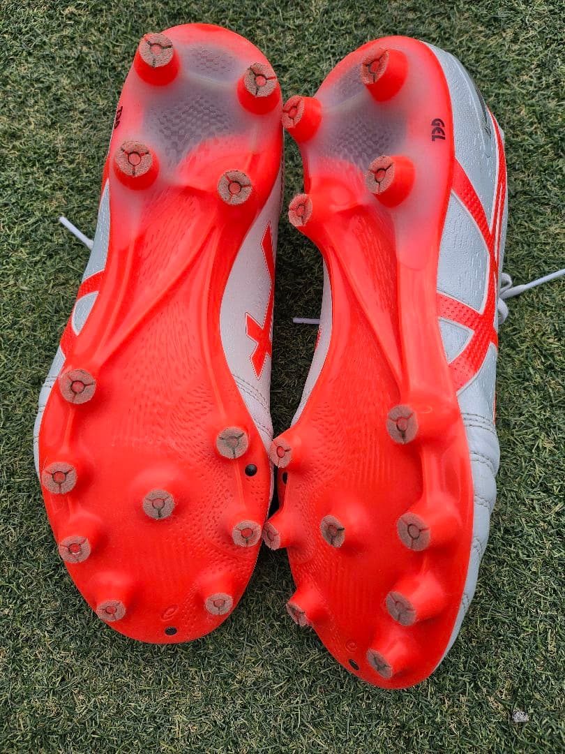 asics アシックス DSライト プロ ワイド ホワイト×フラッシュレッド