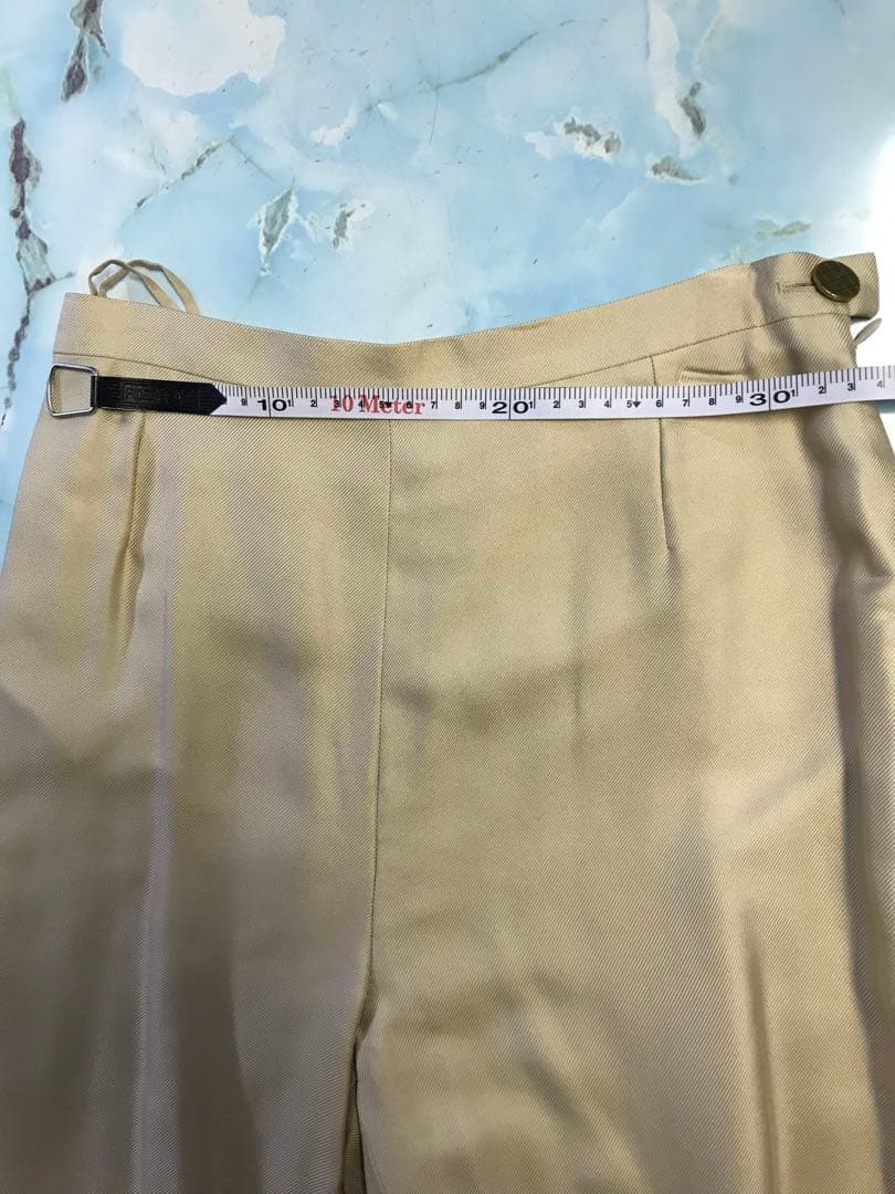 お値下げ　シャネル　CHANEL シルク100% パンツ　サイズ38 正規品