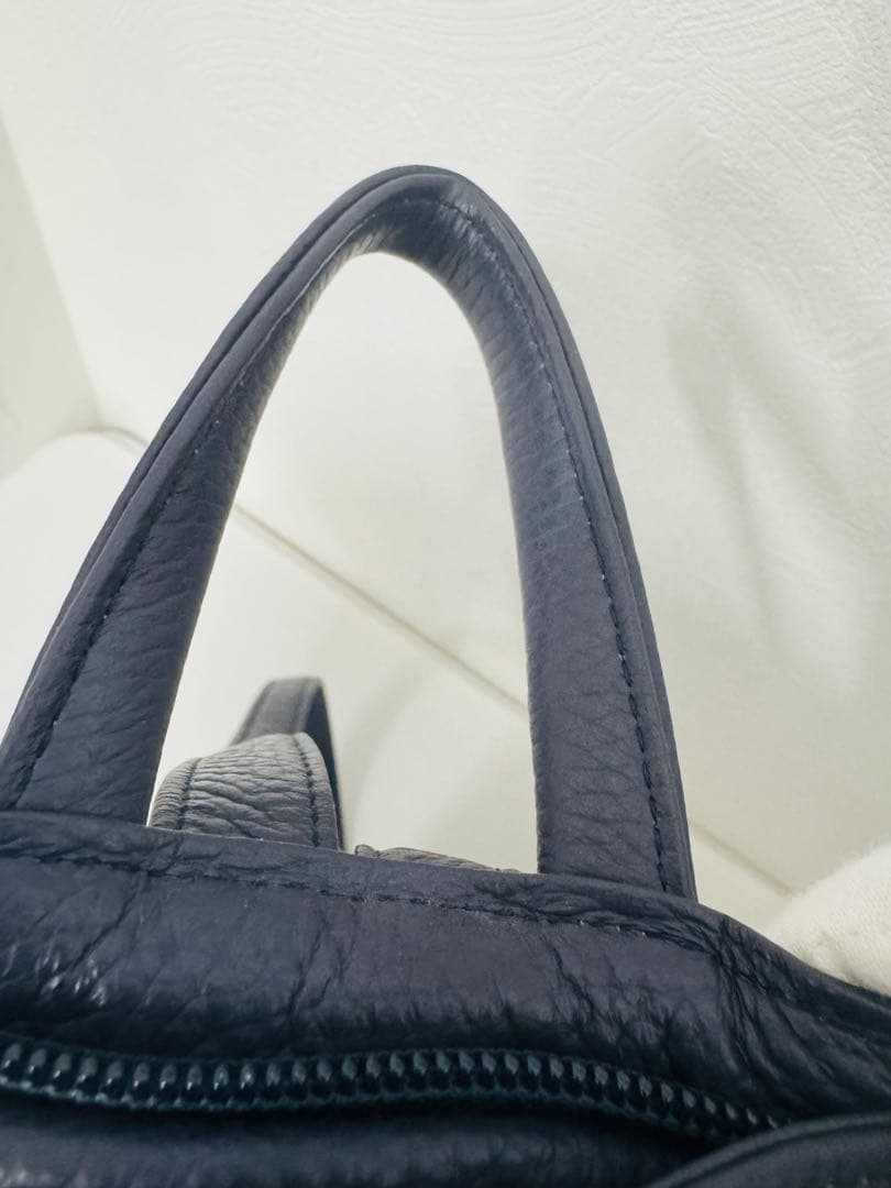 【極美品✨希少】Kitamura2 本革リュック ネイビー 大容量