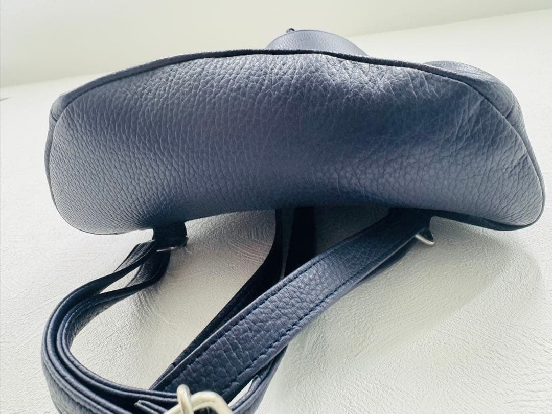 【極美品✨希少】Kitamura2 本革リュック ネイビー 大容量