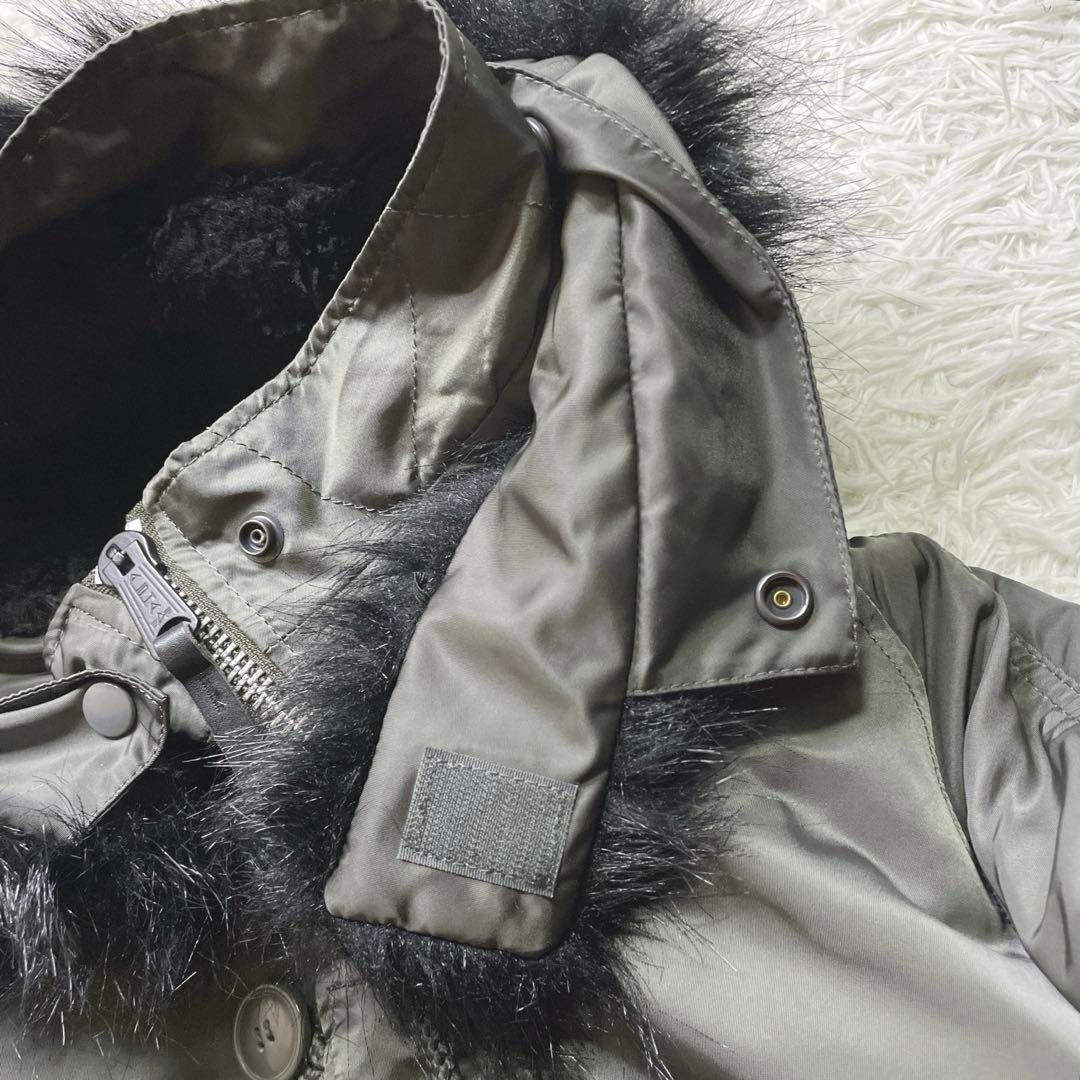 極美品✨ アルファインダストリーズ N-3B ミリタリー ジャケット M カーキ