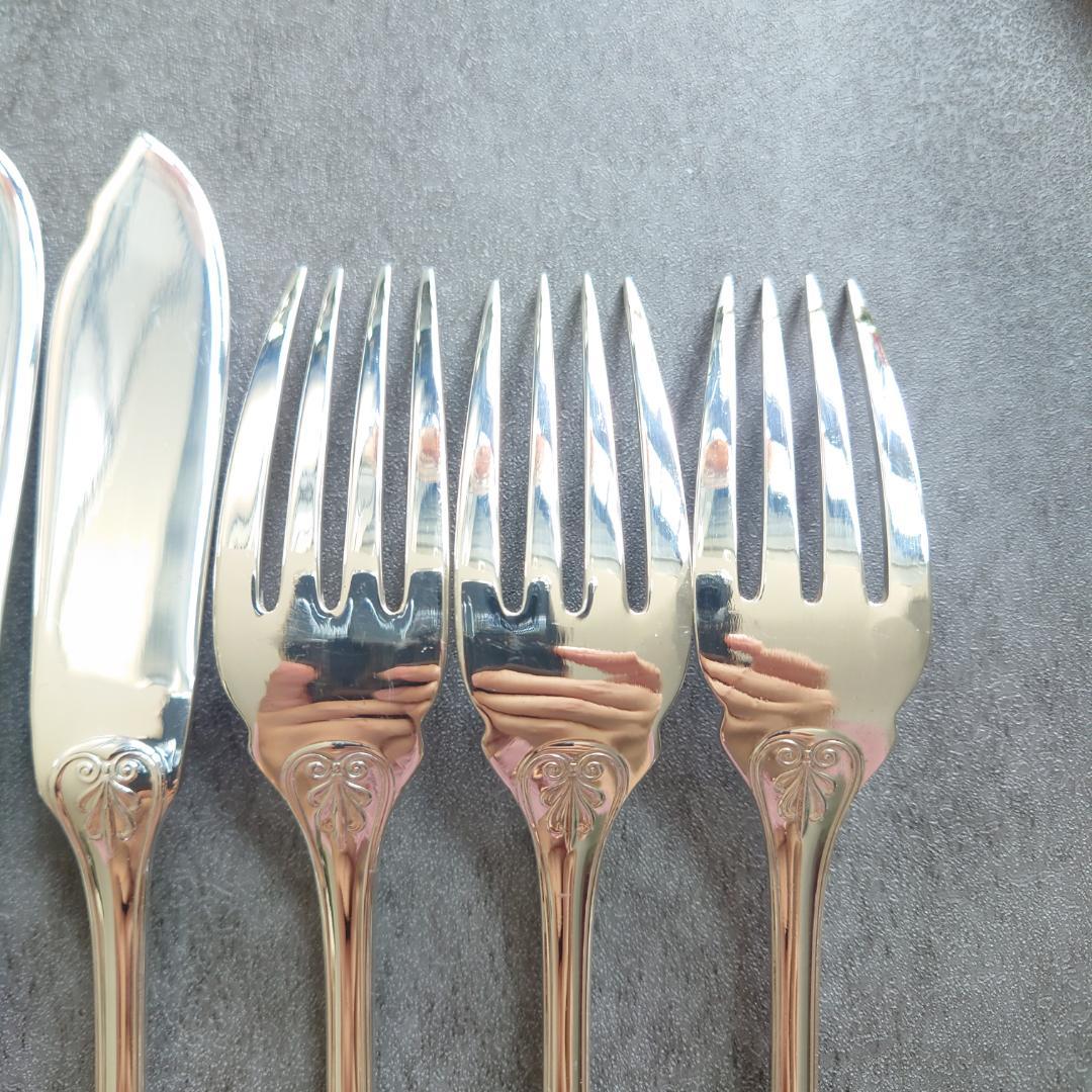 美品 クリストフル マルメゾン フィッシュ ナイフ フォーク 6点 - メルカリ