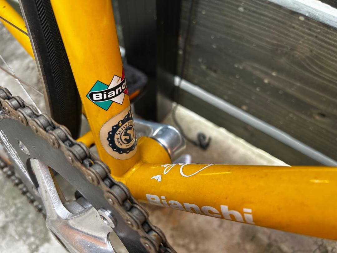 ビアンキピスタ 希少カラー イエローピストバイク - メルカリ