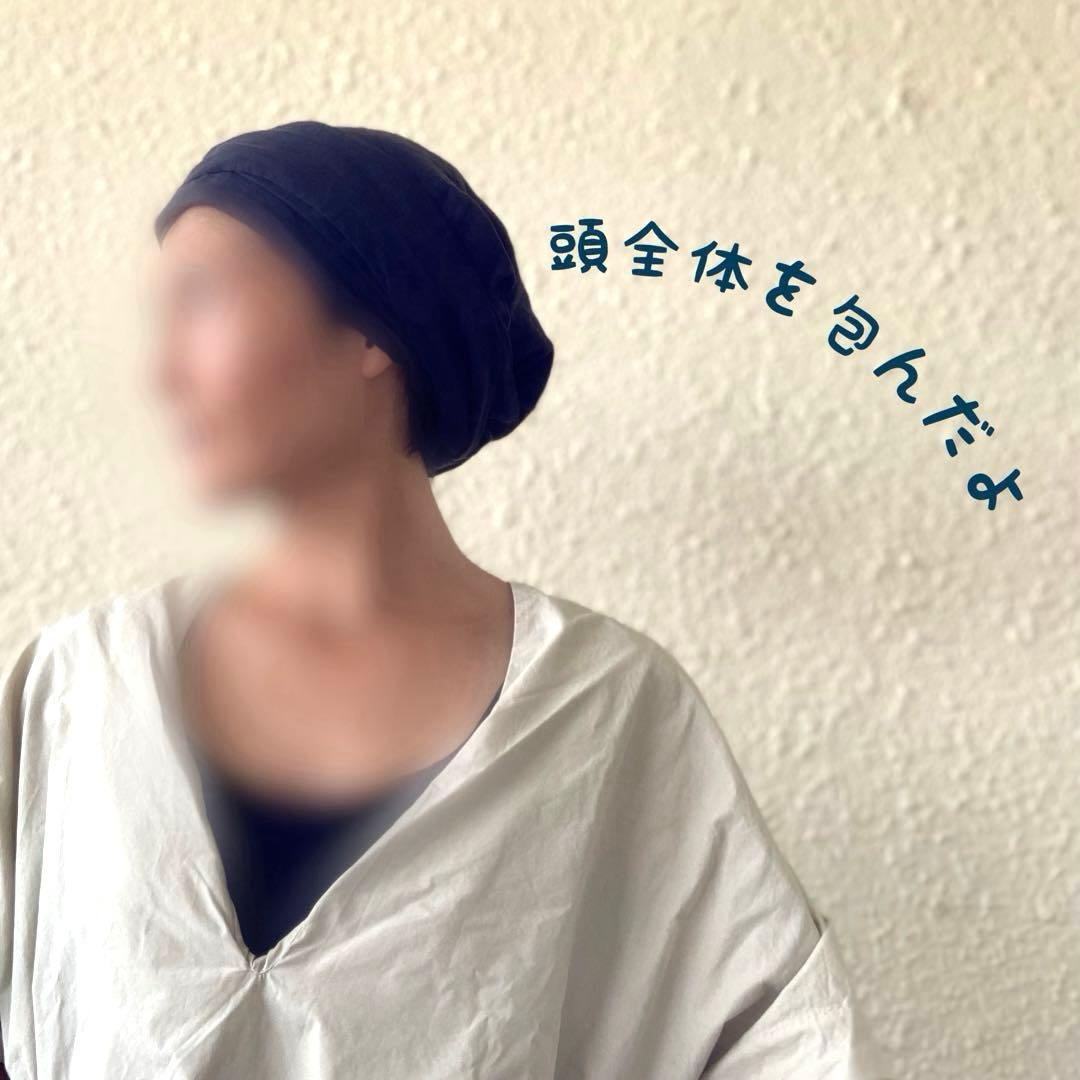 リネンガーゼ アレンジロングリボン ターバン ヘアバンド ヘアターバン