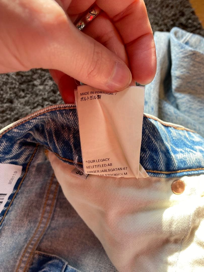 パンツ Our legacy70s cut jeans