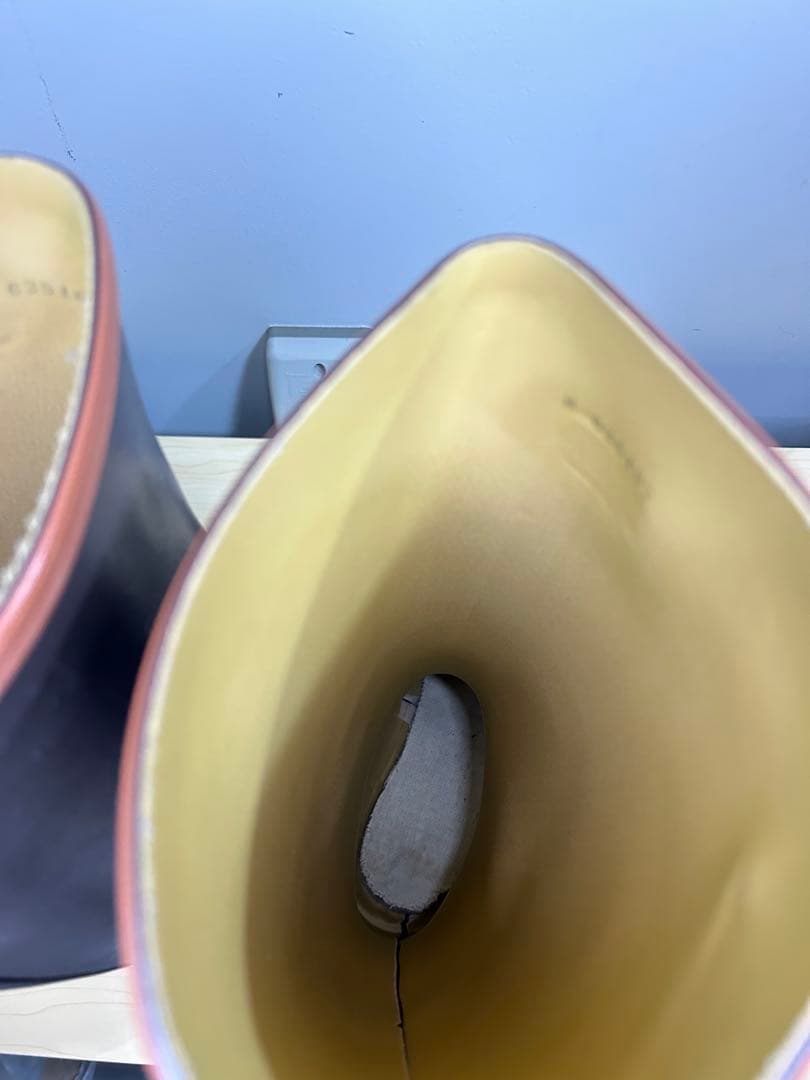 26.5〜27㎝★美品 AIGLEレインブーツ43 エーグルロング 長靴 ラバー