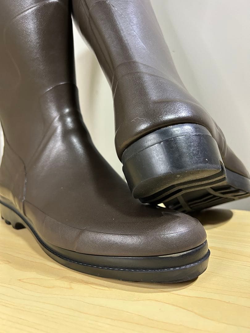 26.5〜27㎝★美品 AIGLEレインブーツ43 エーグルロング 長靴 ラバー