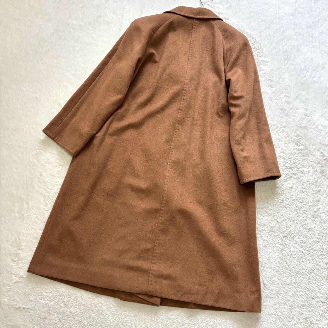 新品未使用 Leilian カシミヤ100% ロングコート キャメルカラー L