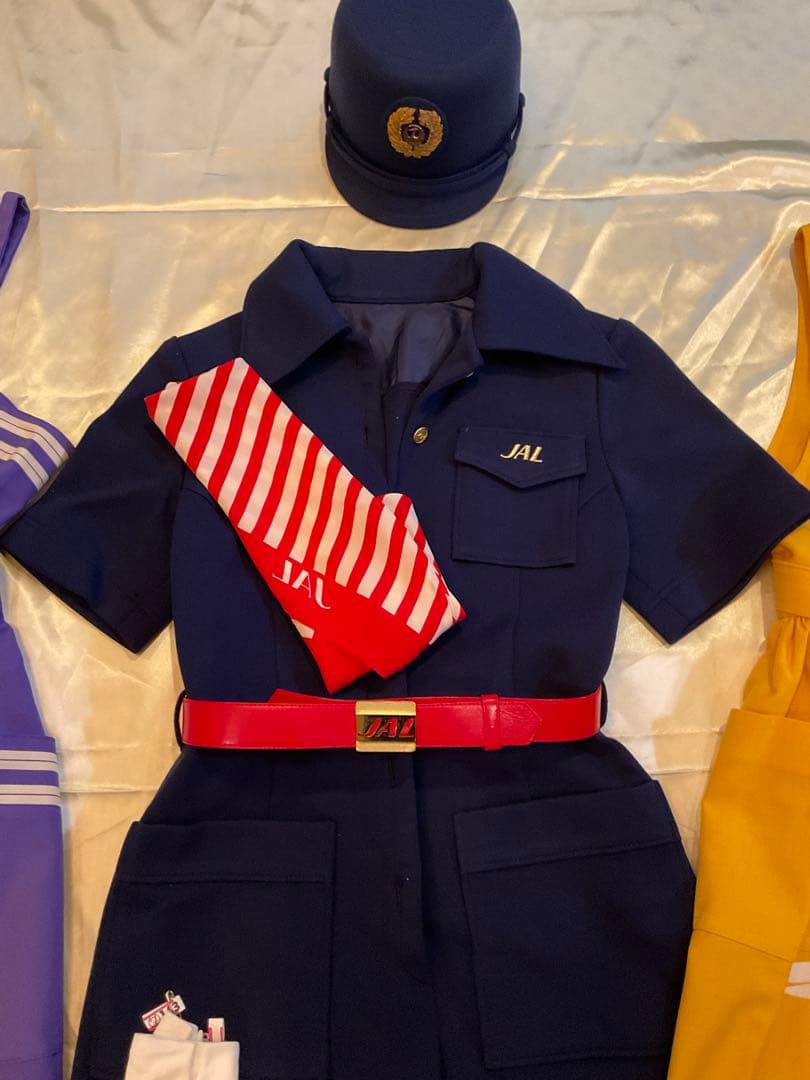 JAL CA 6代目制服 6点セット スチュワーデス ビンテージ - メルカリ