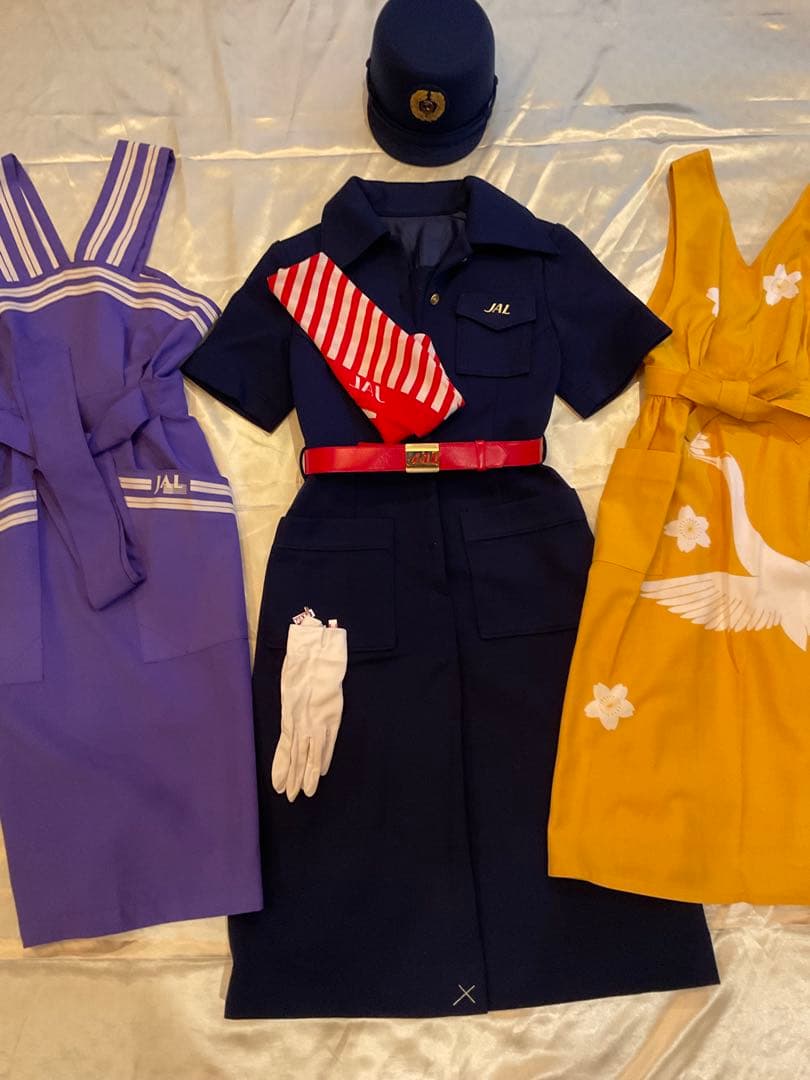 JAL CA 6代目制服 6点セット スチュワーデス ビンテージ - メルカリ