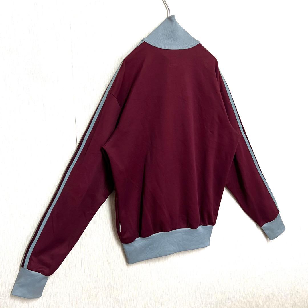 【超希少‼️】adidas ワールドマーク復刻ジャージ O マルーン 地球儀 古着