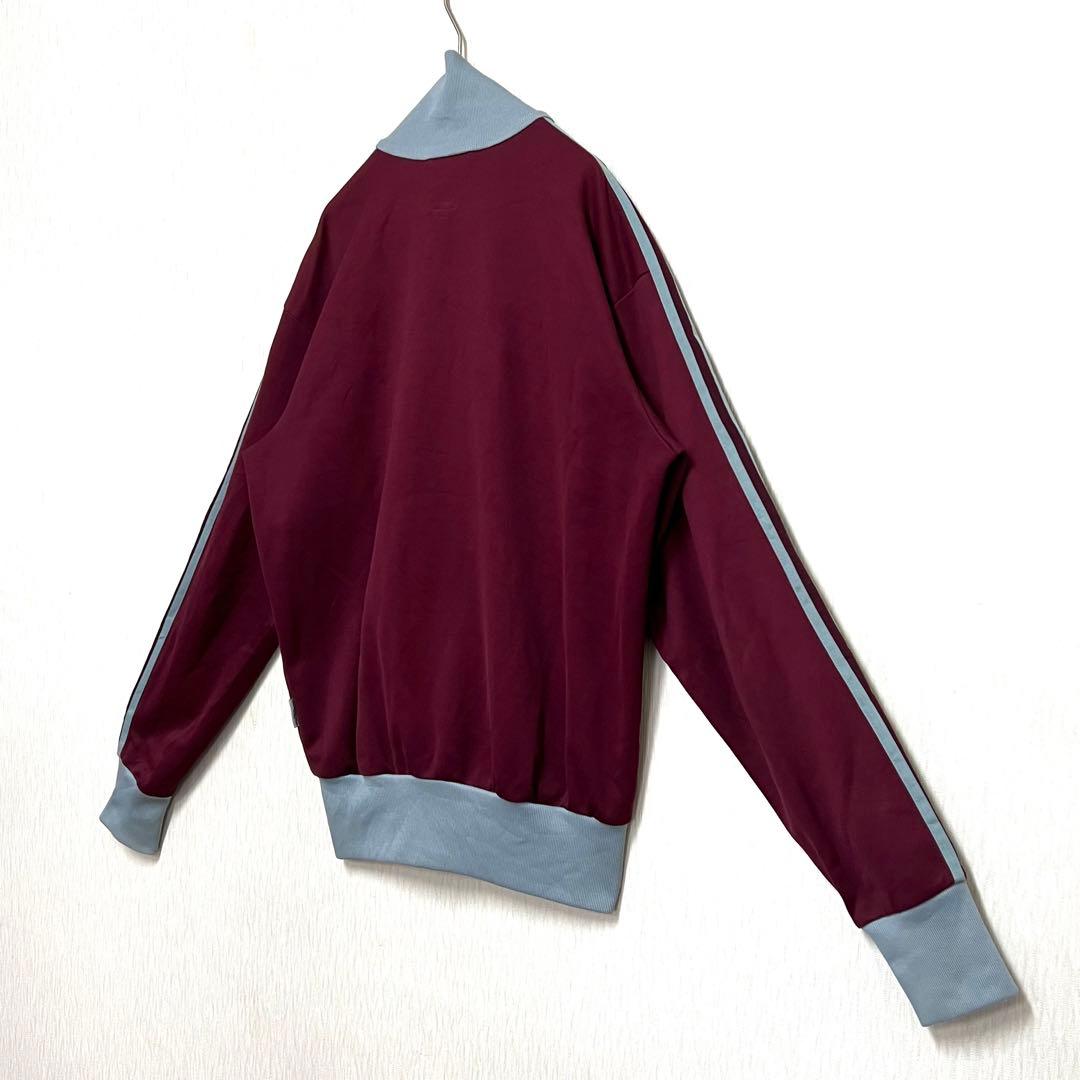 【超希少‼️】adidas ワールドマーク復刻ジャージ O マルーン 地球儀 古着