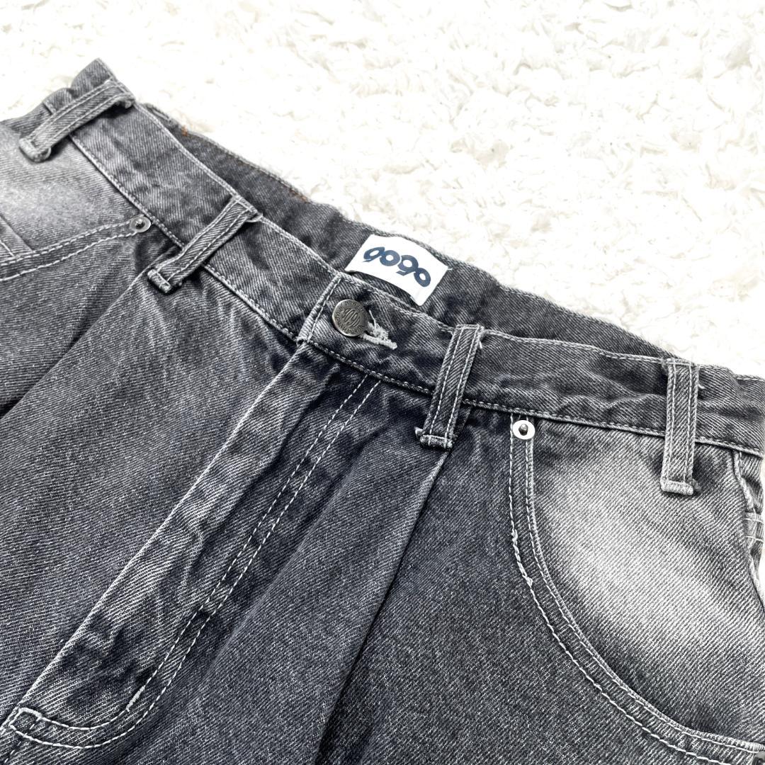 ✨良品✨ 9090デニム Vintage Like Denim 刺繍 キングロゴ