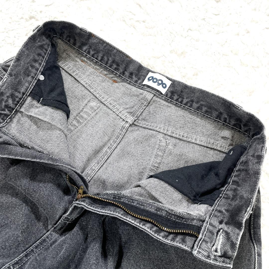 ✨良品✨ 9090デニム Vintage Like Denim 刺繍 キングロゴ