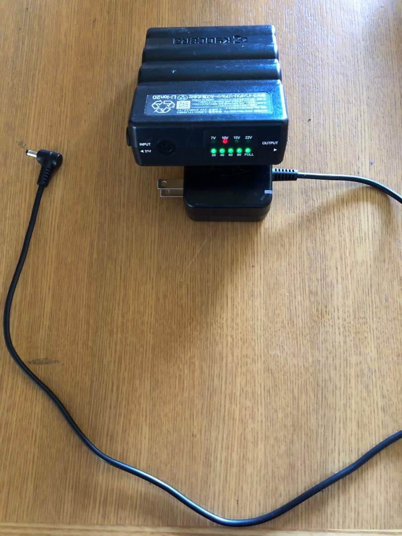 空調服用22Vバッテリーと充電器セット