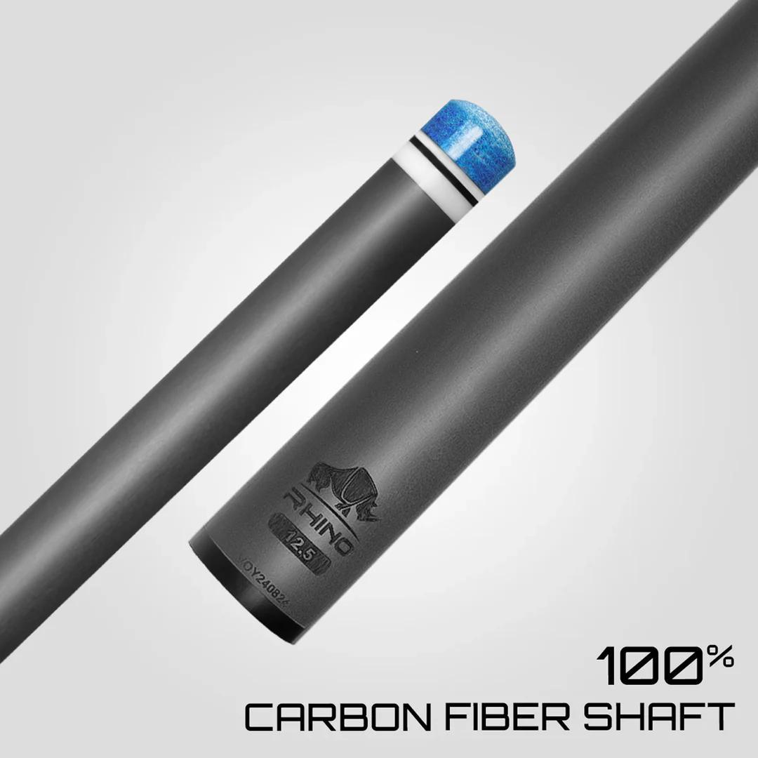 【新品】【Rhino】レトロ カーボン プールキュー ココボロ ラップレス