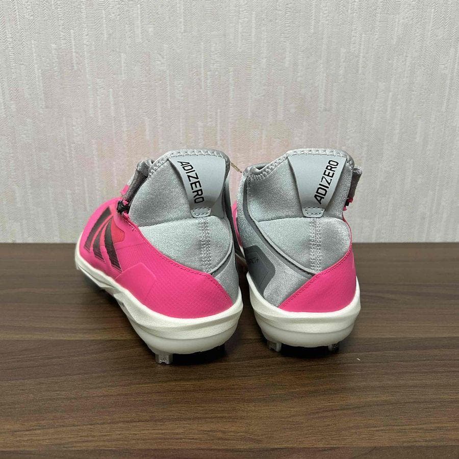 adidas Adizero Impact+ BSB 25cm ピンク スパイク