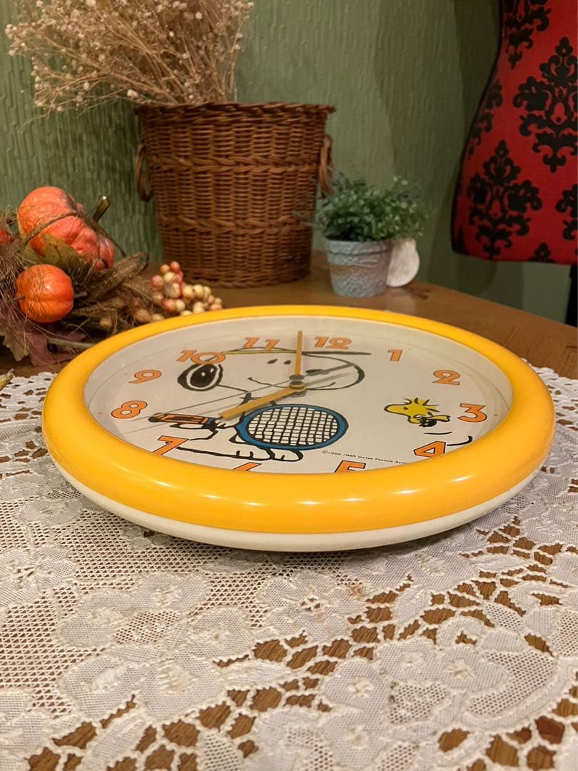 ピーナッツ スヌーピー 掛け時計 1958 65 昭和レトロ 当時物 - メルカリ