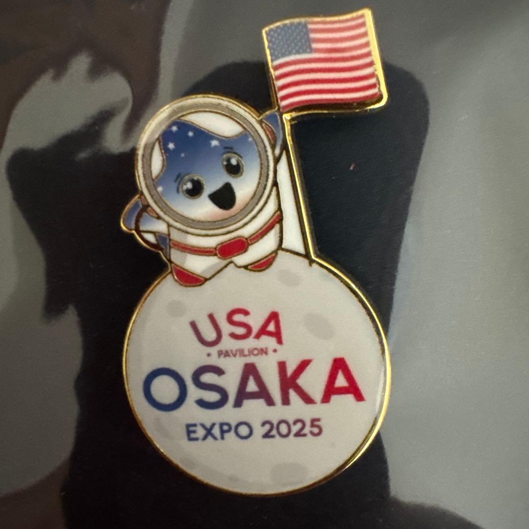大特価☆大阪万博 2025 アメリカ館 パビリオン スパーク ピンバッジ