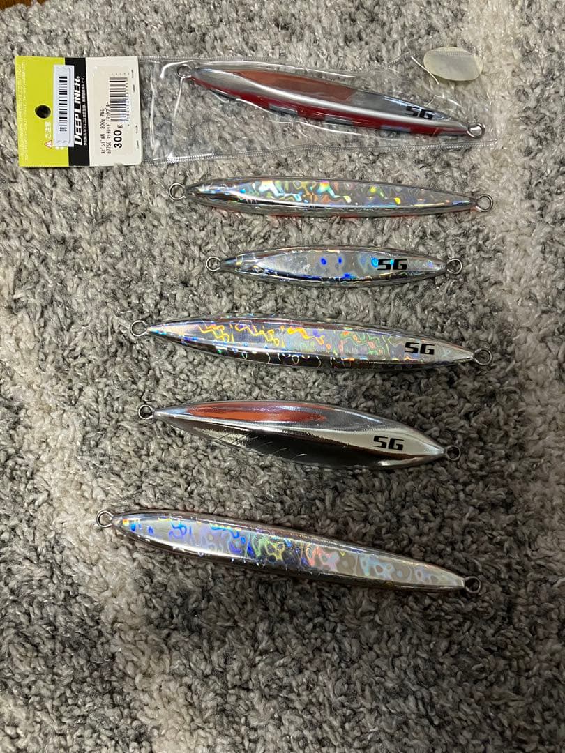 マッシ〜DEEP LINER ジグ6本