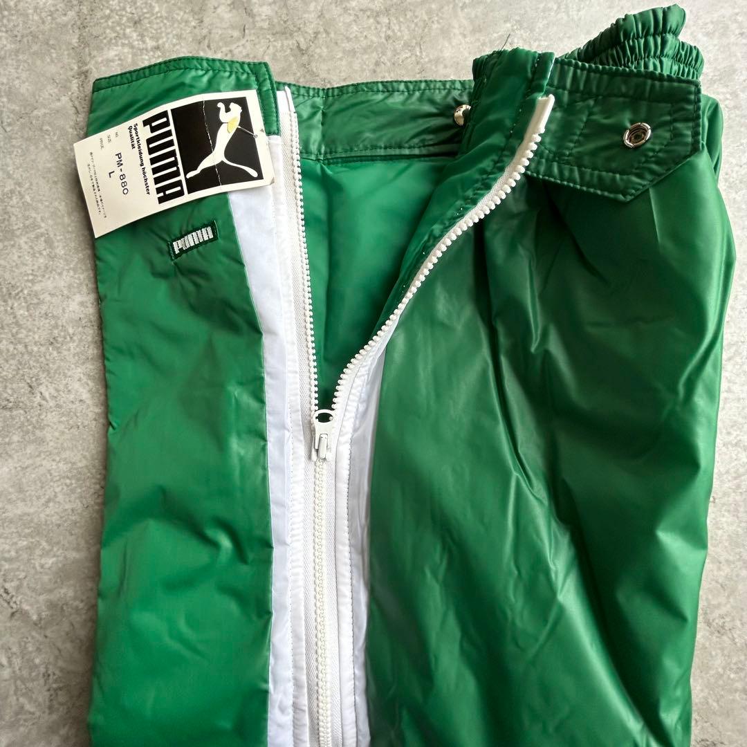 プーマ 80s 90sトラックジャケットパンツ ナイロンpuma 中綿 タグ付