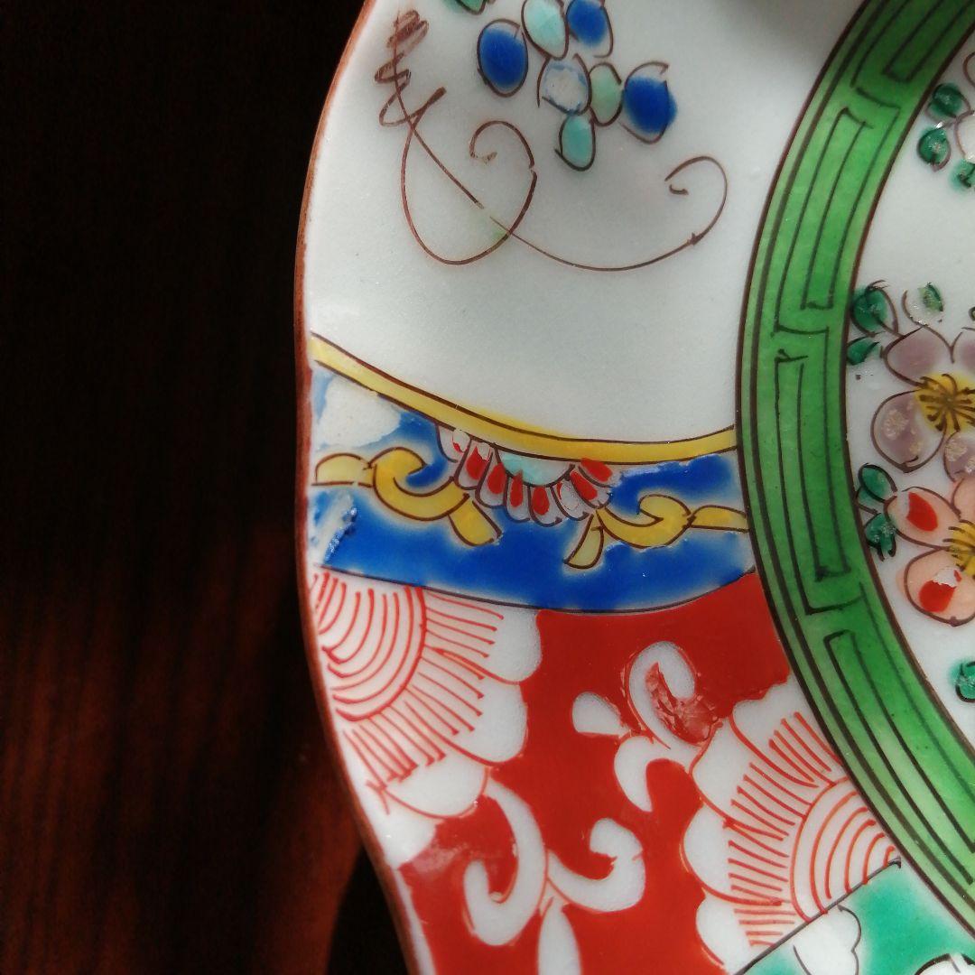 伊万里　色絵膾皿　15枚　14.5cm　明治期