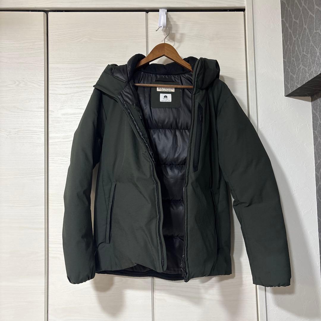 小松マテーレ スウェイ ツイル ダウンジャケット 700FP 撥水機能　B＆Y