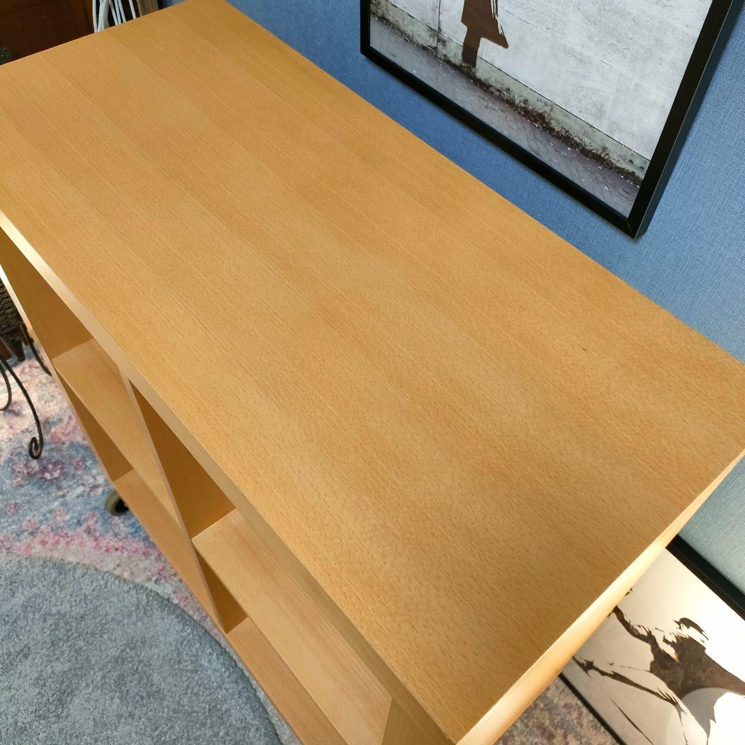 廃盤旧モデル】無印良品2☓2シェルフ キャスター付き ブナ材 - メルカリ