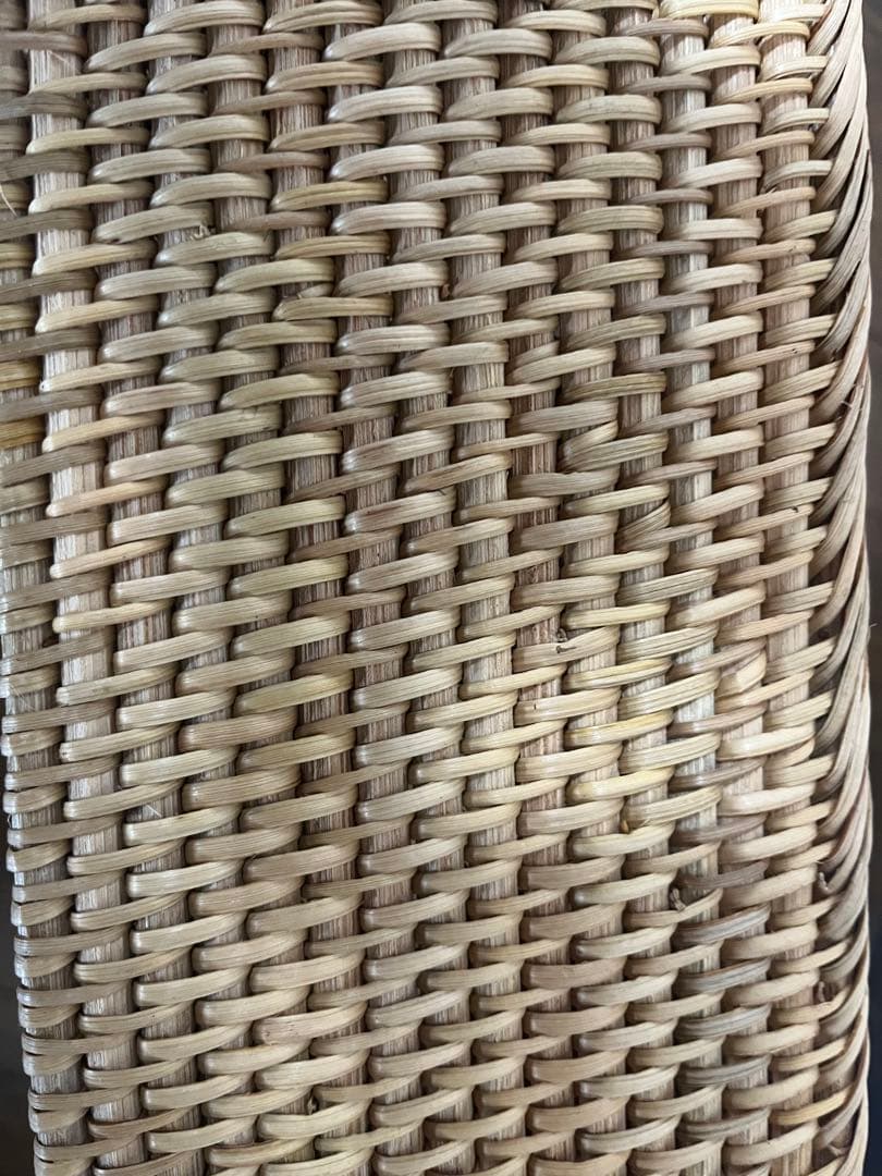 ラタン　カゴ　トレー