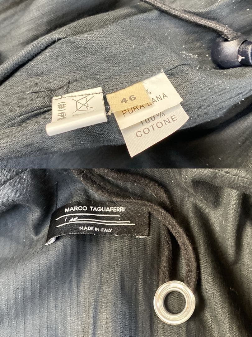 【極美品・2WAY 】MARCO TAGLIAFERRI ロングコート 黒 M